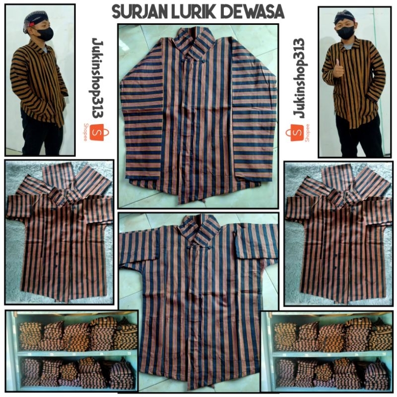Surjan Lurik Pria Dewasa