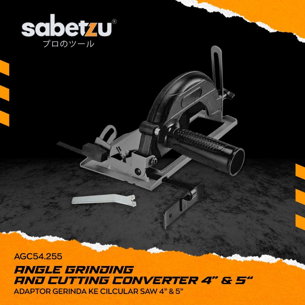Sabetzu Dudukan Stand Holder Adaptor Gerinda Tanga 4" Adapter Dudukan Mesin Gurinda Menjadi Mesin Ci