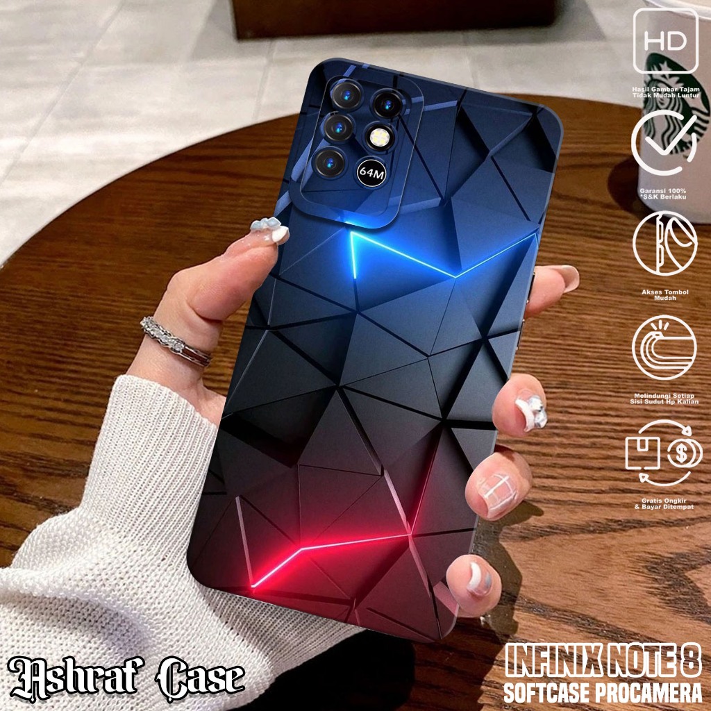 Case Infinix Note 8 - Casing Hp Infinix Note 8 Motif ASBT - Silikon Hp Infinix Note 8 - Softcase Hp 