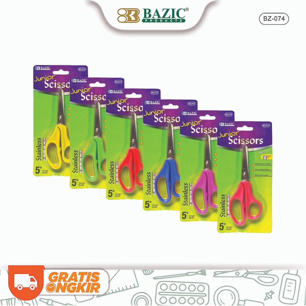 

Bazic 5 Junior Scissors - Gunting Anak