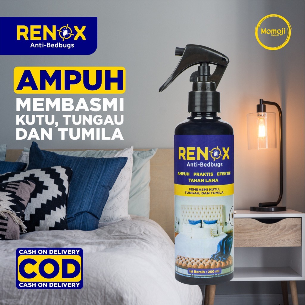 Obat Kutu Kasur Pembasmi Tungau Kasur Tumila 250ml Renox Semprotan anti scabies Racun Kutu Busuk Rac