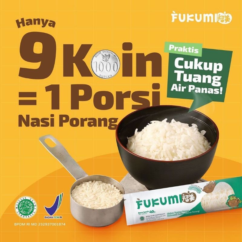 

FUKUMI BERAS PORANG 280GR BOX ISI 7 SACHET