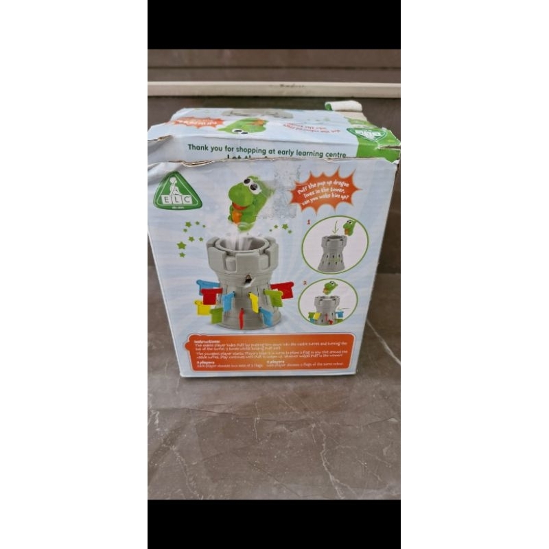 elc puff thr pop up dragon mainan anak second