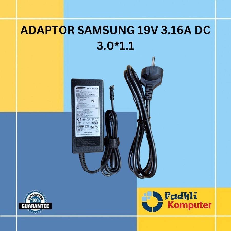 ADAPTOR SAMSUNG 19V 3.16A DC 3.01.1
