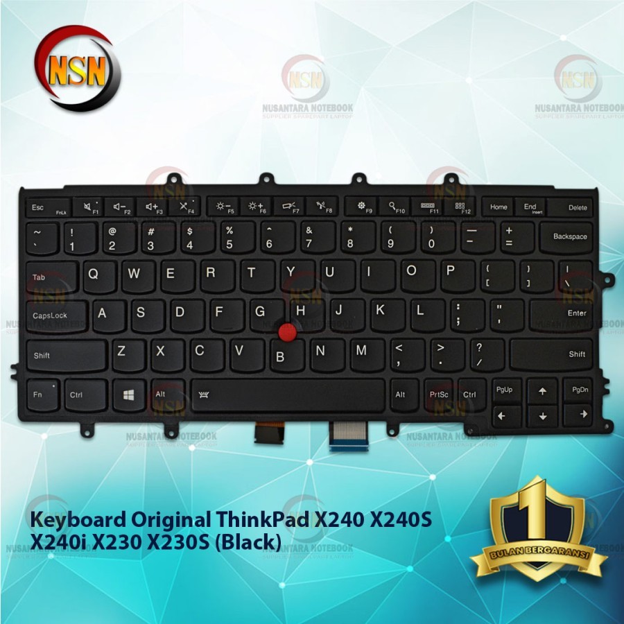 Keyboard Laptop Original Len ThinkPad X240 X230S (Black) backlight