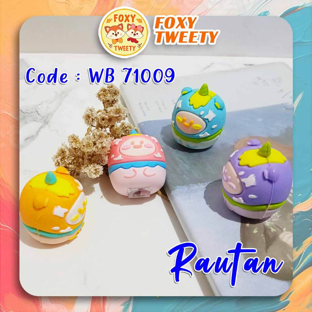 

Rautan Mini 1 Lubang / Serutan Fancy Karakter WB-71009/ Rautan Pensil Mini Lucu Unik - BEAR