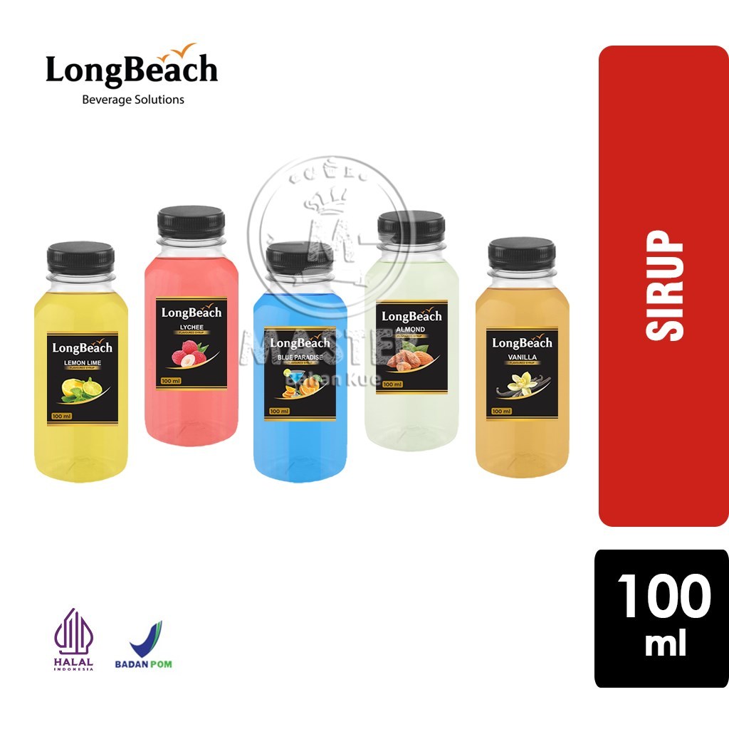 

Sirup Longbeach Sample Syrup 100ml Repack All Varian [1 pcs]