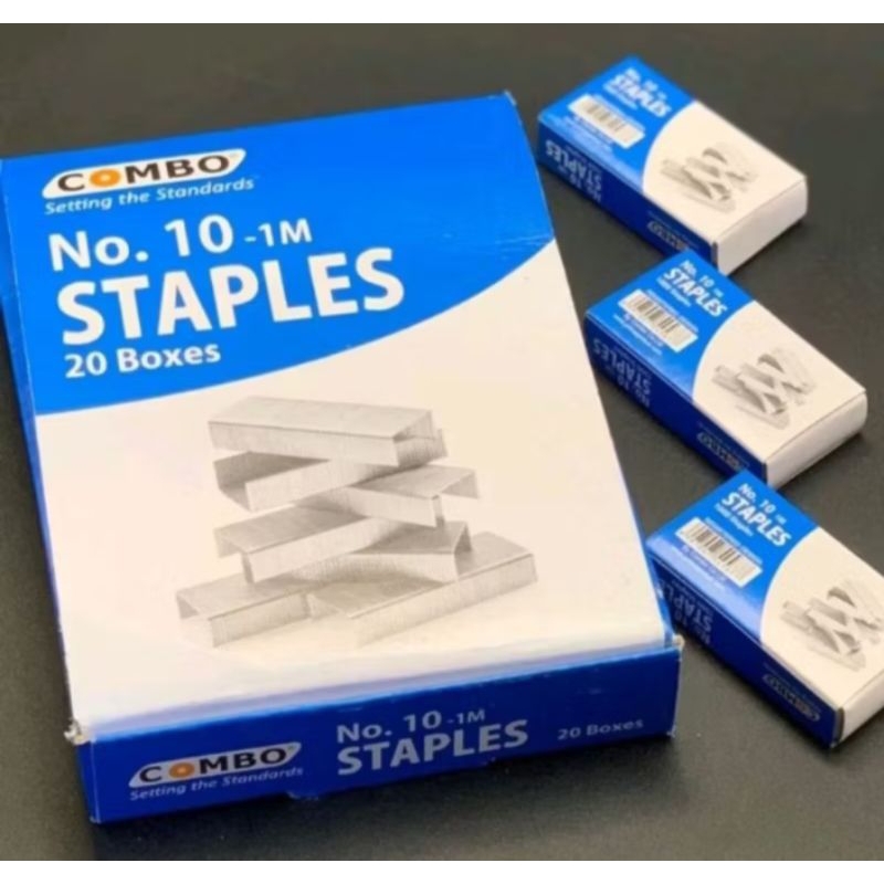 

(20 kotak kecil) isi staples no. 10 /isi staples Combo no.10