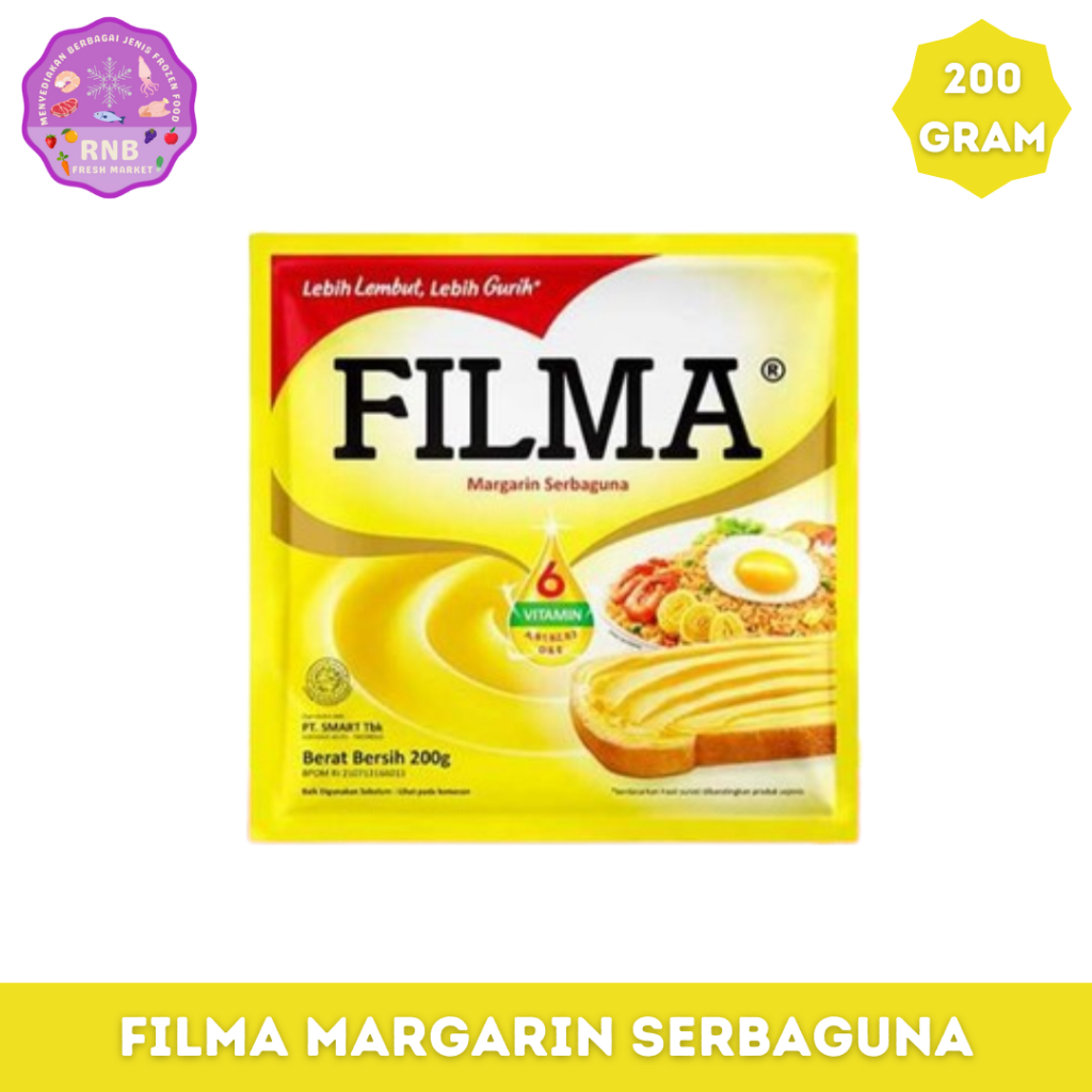 

Filma Margarin Serbaguna Netto 200 Gram