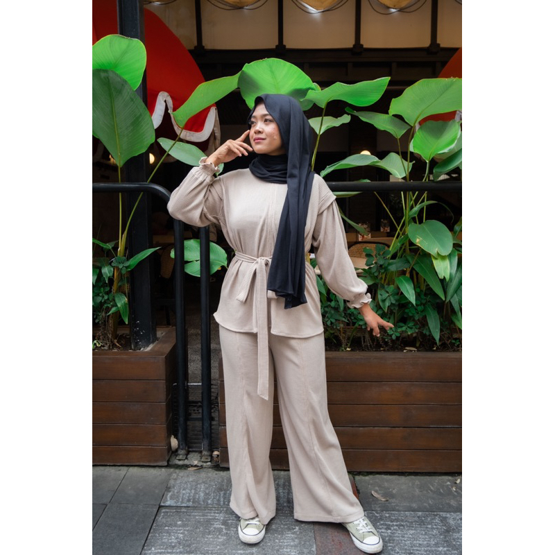 EVA One Set Waffle Knit