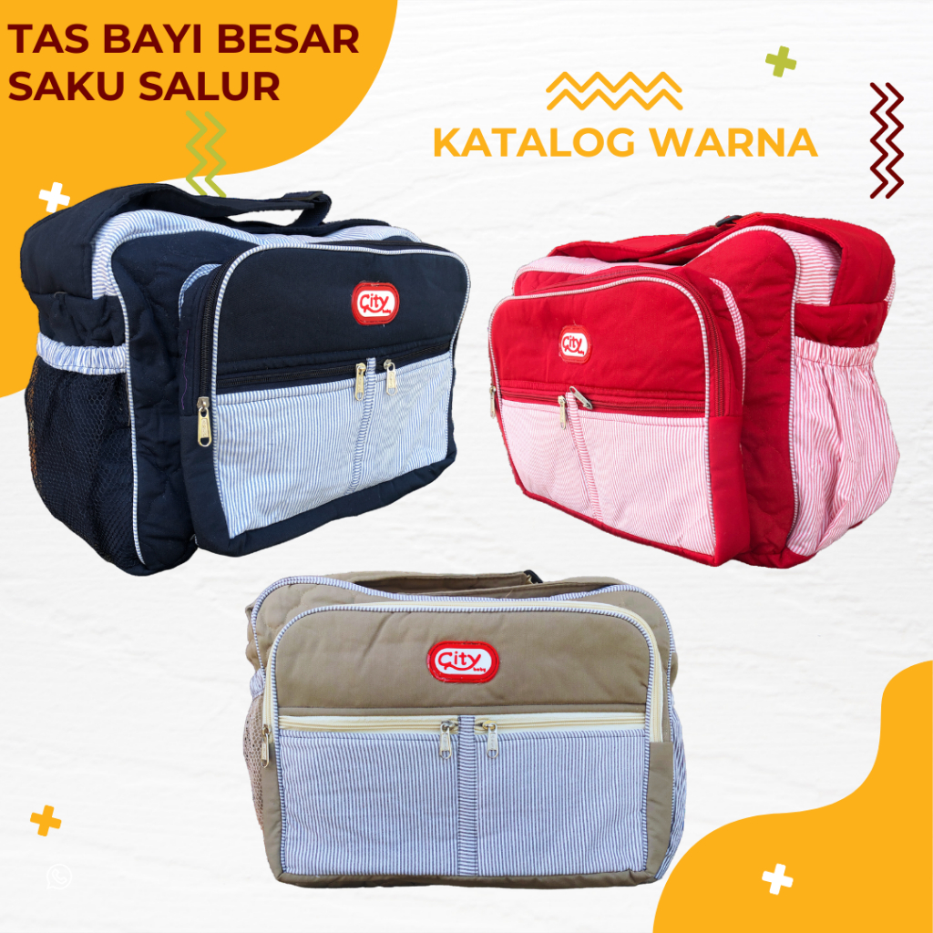 TERBARU Tas Bayi Besar Multifungsi Tas Bayi Melahirkan Double Saku