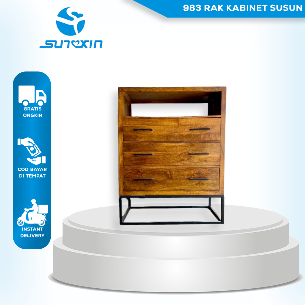 SUNXIN 983 RAK KABINET SUSUN MULTIFUNGSI
