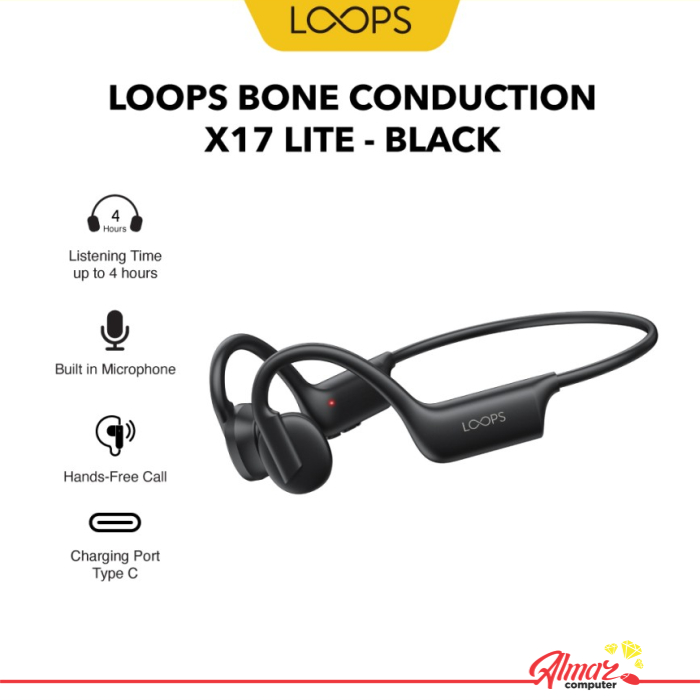 LOOPS Bone Conduction X17 Lite Bluetooth Earphone