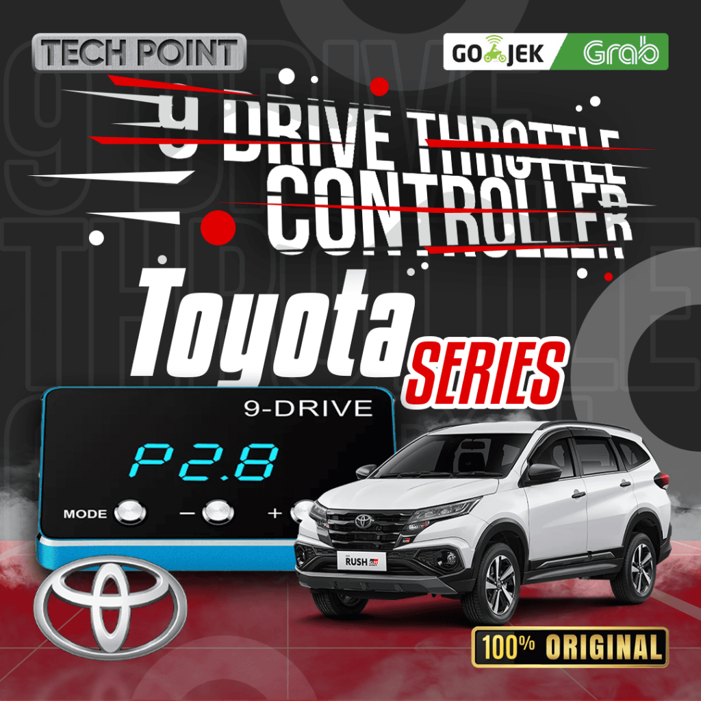 9 Drive Toyota New Rush GR Sport Piggyback Throttle Controller Remap