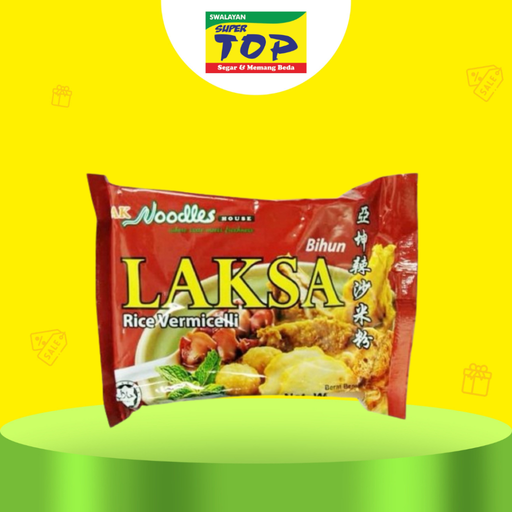 

~TOP~AK NOODDLES HOUSE BIHUN LAKSA 125G