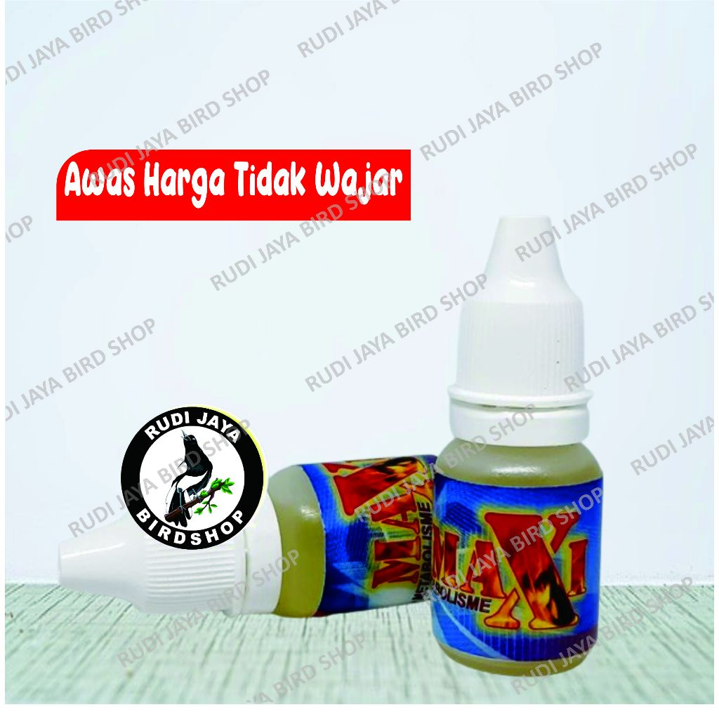 METABOLIS BIRU MAXI MAX HORE 1 BOTOL 10ML VITAMIN DOSIS TINGGI PENGGACOR INSTAN BURUNG MURAI PLECI