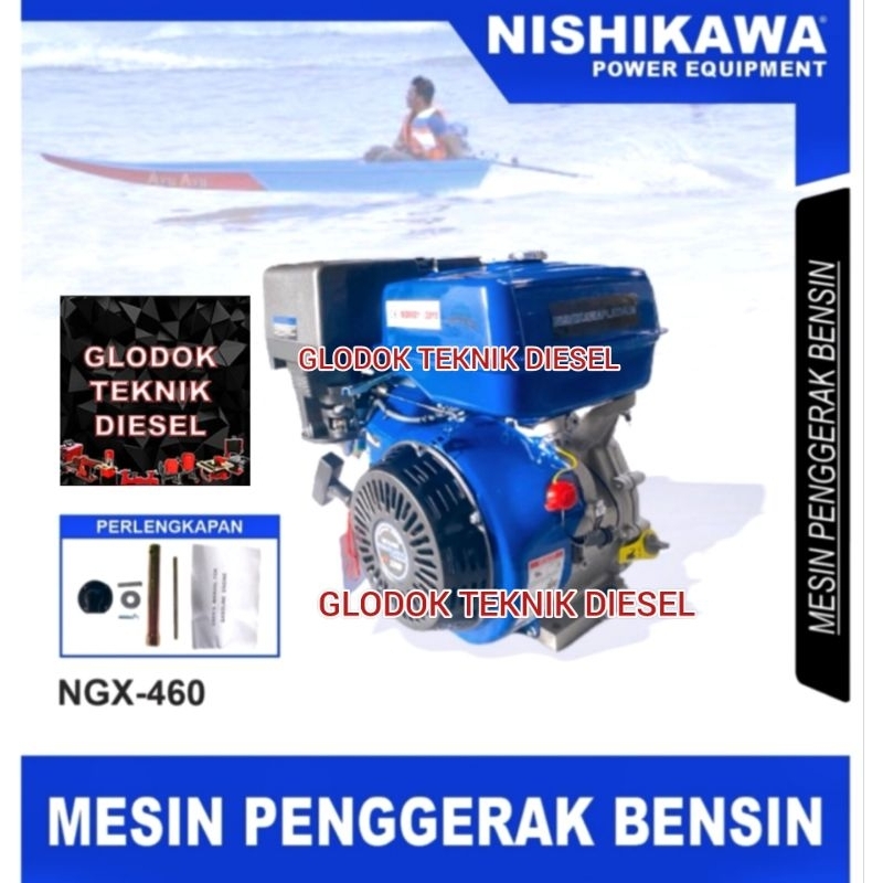 Mesin Penggerak Bensin Engine Gasoline Nishikawa NGX 480 25 HP