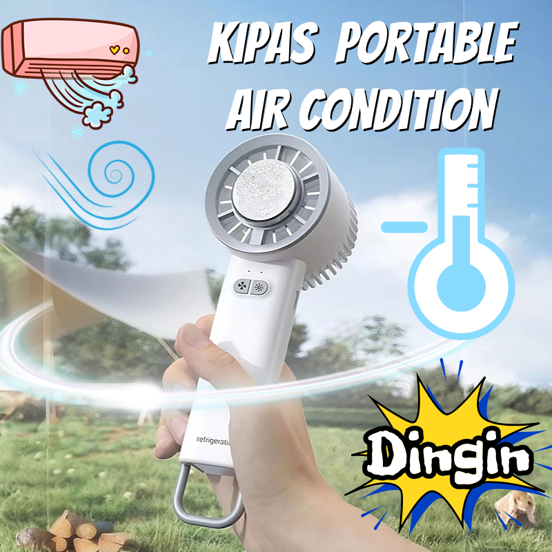 Jisulife Kipas Angin Mini Portable/Semiconductor Cooling Tech/ Type C Kipas angin portable