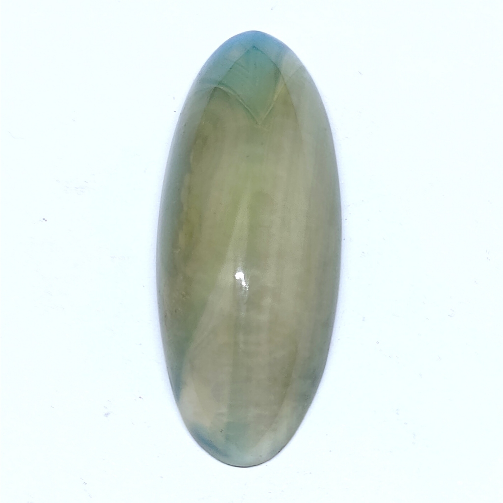 Batu Akik Pandan Kapas Semu Biru Kode 2539