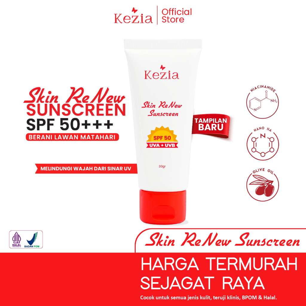 KEZIA Beauty Skin ReNew Sunscreen SPF 50