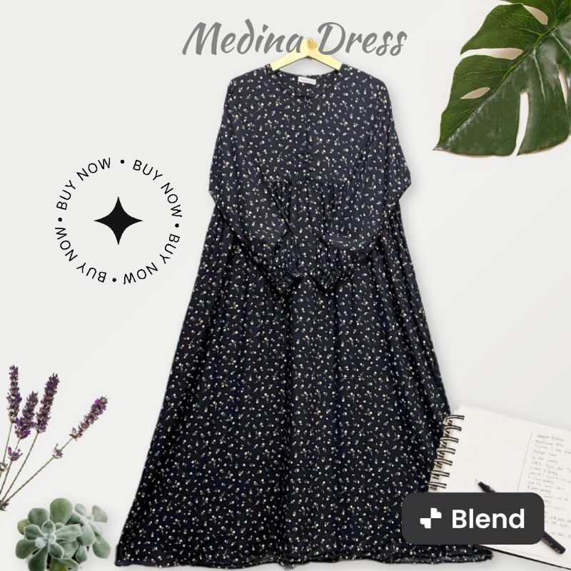 Medina Maxi Dress. Gamis Rayon Premium