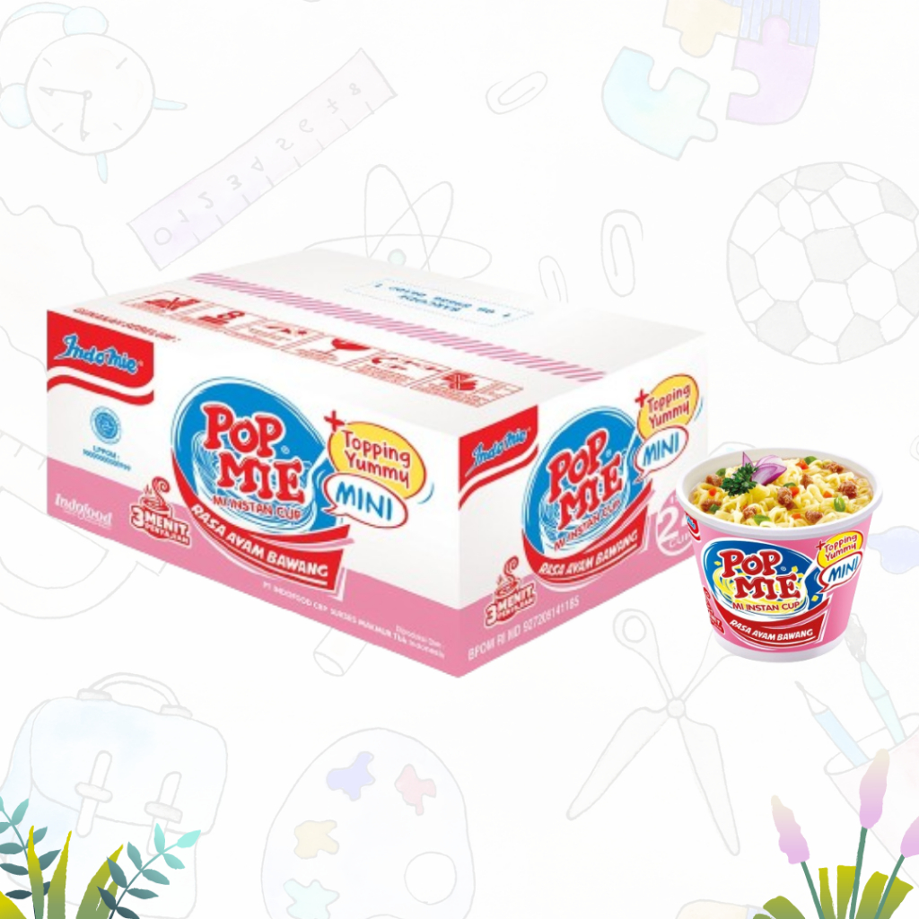 

POP MIE MINI RASA AYAM BAWANG 24x40gr (1Karton)