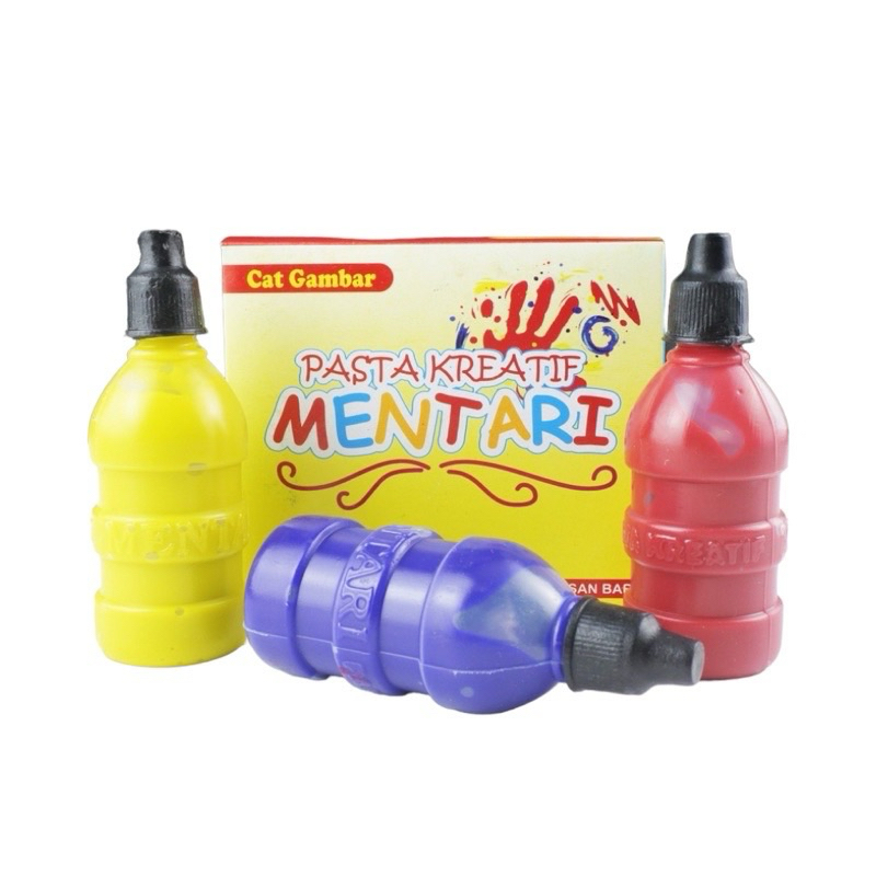 

PASTA MENTARI isi 3 warna @50ml/ cat tangan pasta kreatif fingerpaint cat lukis menggambar | Gift kado hadiah souvenir goodybag anak Makassar