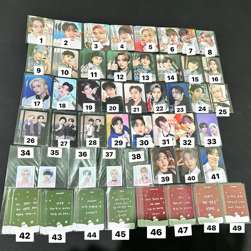 PHOTOCARD PC HYUNJIN LEEKNOW BANGCHAN HAN FELIX I.N JEONGIN CHANGBIN SEUNGMIN 5STAR ROCKSTAR LD GA S