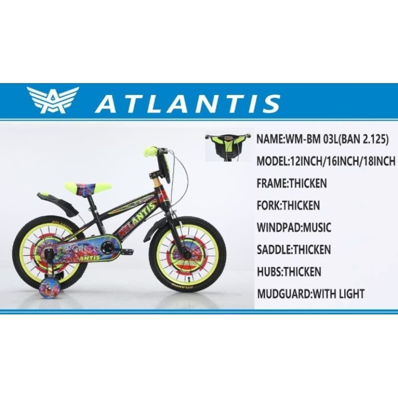 sepeda bmx 18 inch atlantis 3.0