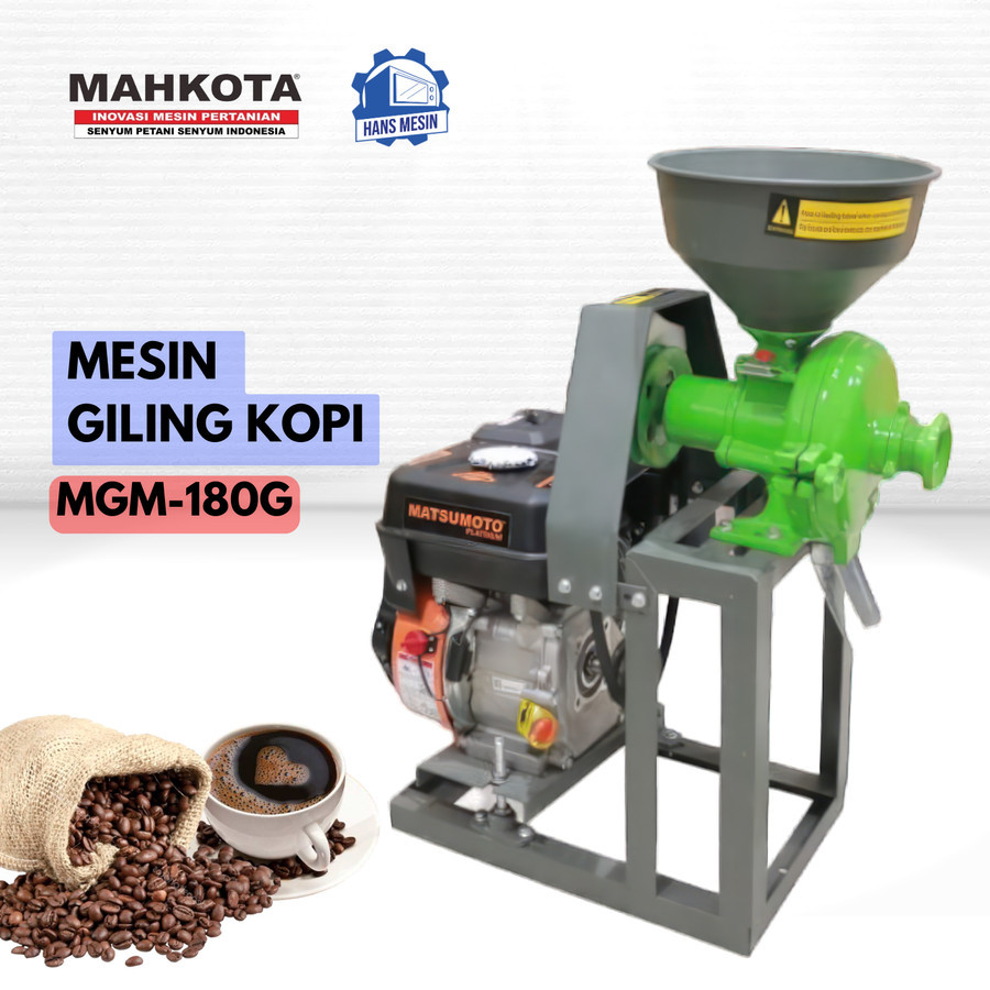 MAHKOTA MGM-180G MESIN GILING KOPI / GRINDING MACHINE