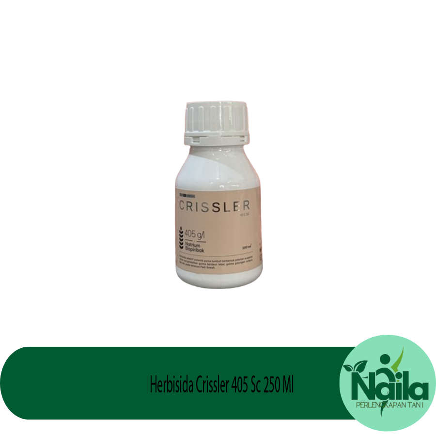 Herbisida Crissler 405 Sc 250 Ml/Natrium Bispiribak/Racun Gulma Padi
