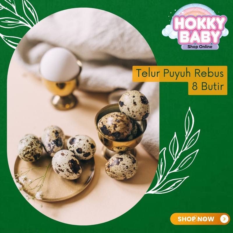 

Telur Puyuh Rebus Matang 1 pack - Hokky Baby Shop