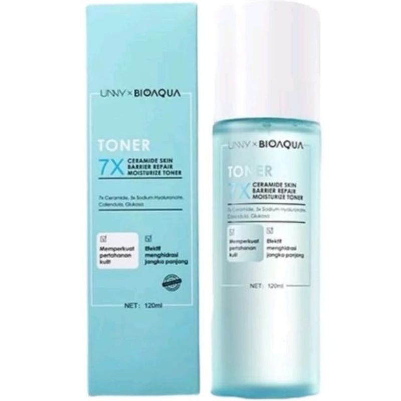 UNNY x Bioaqua 7X Ceramide Skin Barrier Repair Moisturize Toner (120ml)