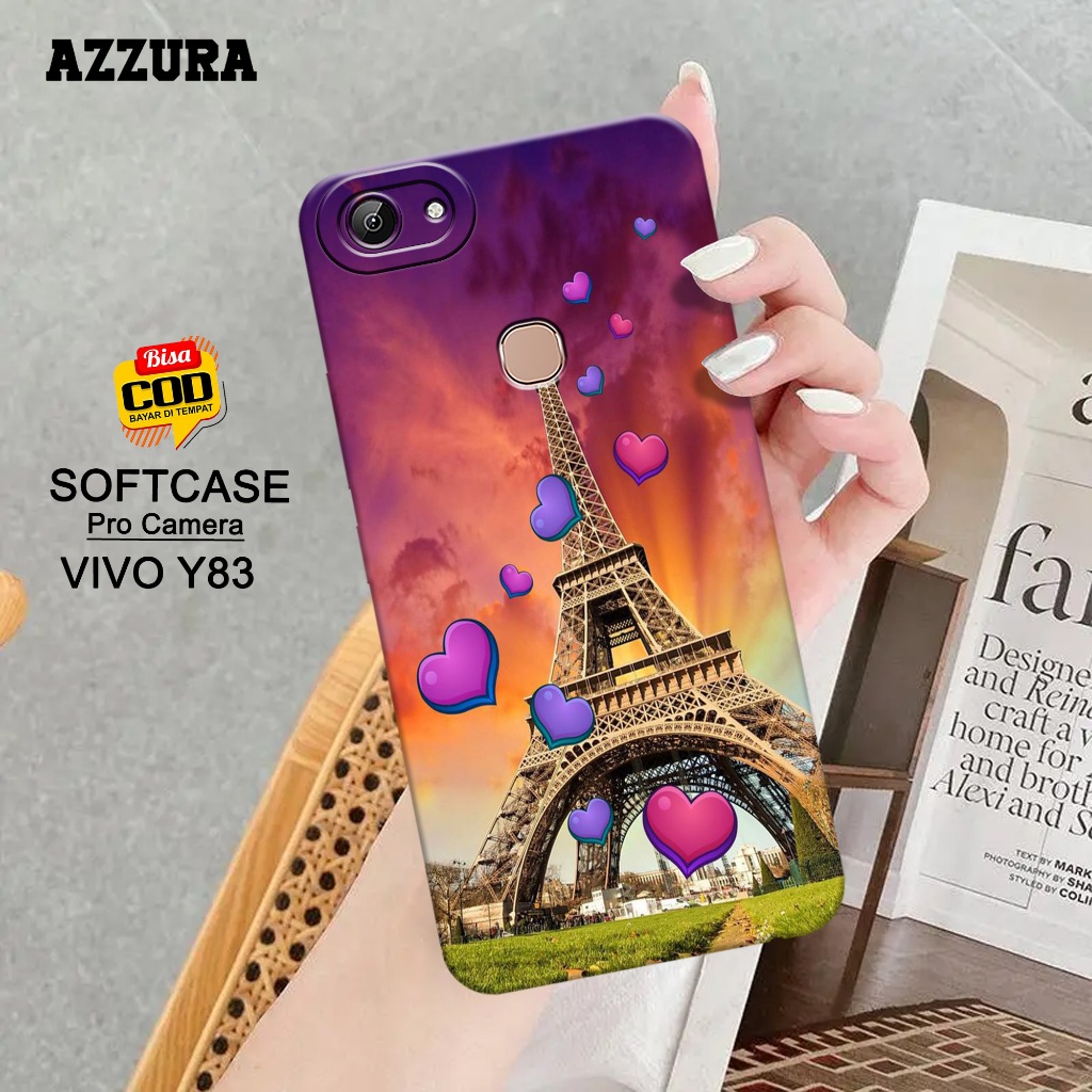 AZZURA - Softcase Vivo Y83 Terbaru - Paris Case - Case Vivo Y83 Terbaru - Casing Hp Vivo Y83 Terbaru