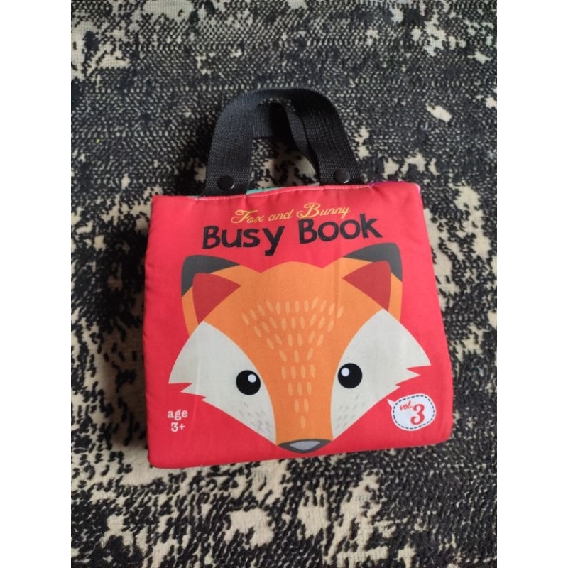 Busy Book fox and bunny preloved