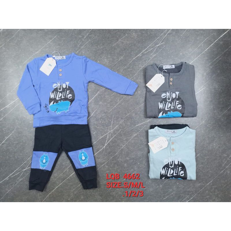 BAJU SETELAN ANAK BRAND LA QI LAI