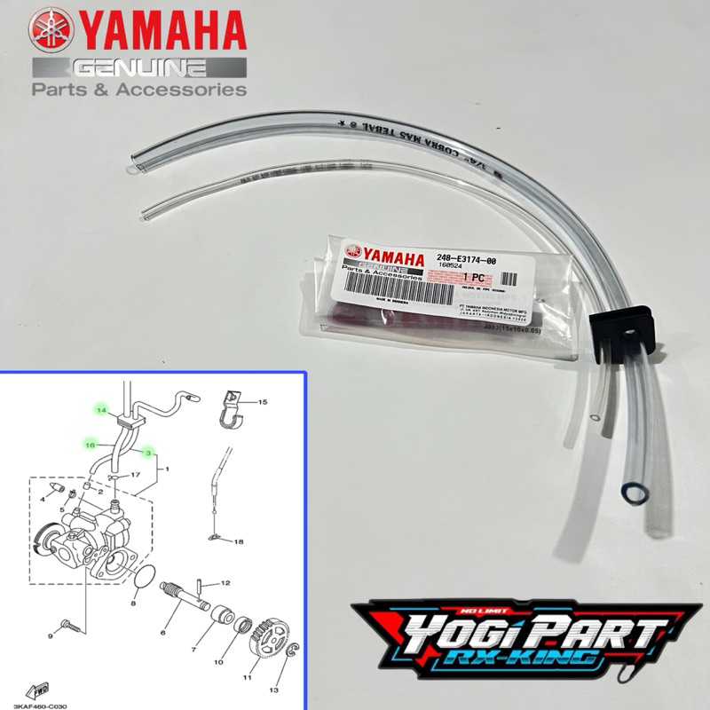 SELANG SLANG POMPA OLI SAMPING BENING RXKING RXS YT115