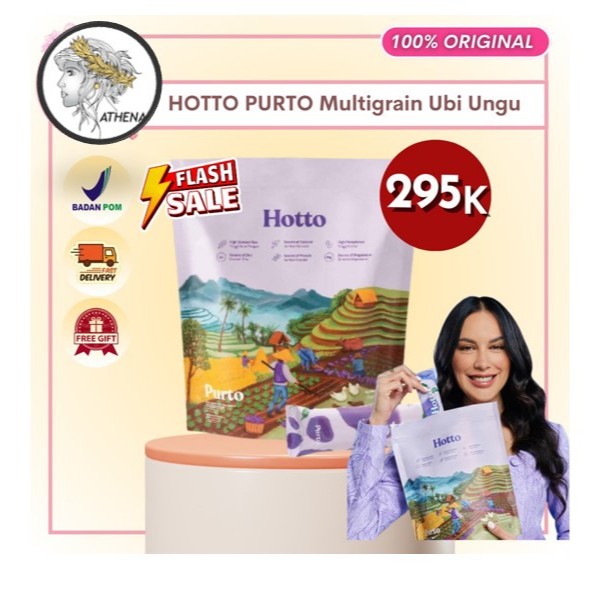 

HOTTO PURTO Multigrain Ubi Ungu Original 16 Sachet