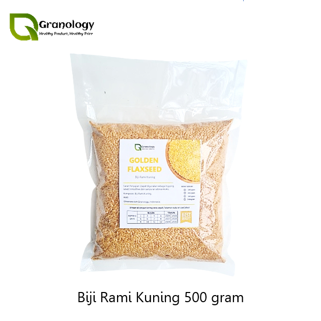 

Premium Golden Flax Seed / Biji Rami Kuning (500 gram)