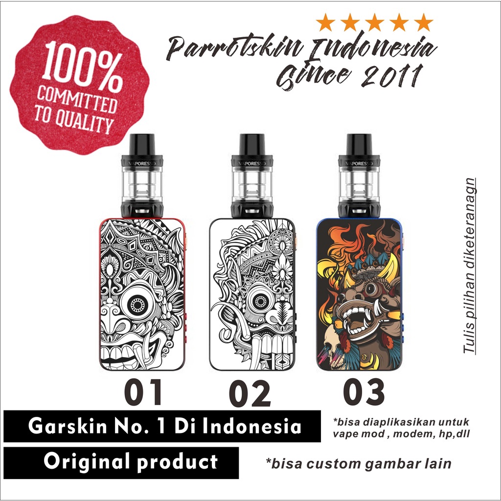 

MURAH MERIAH Stiker Skin Manto pro bisa custom