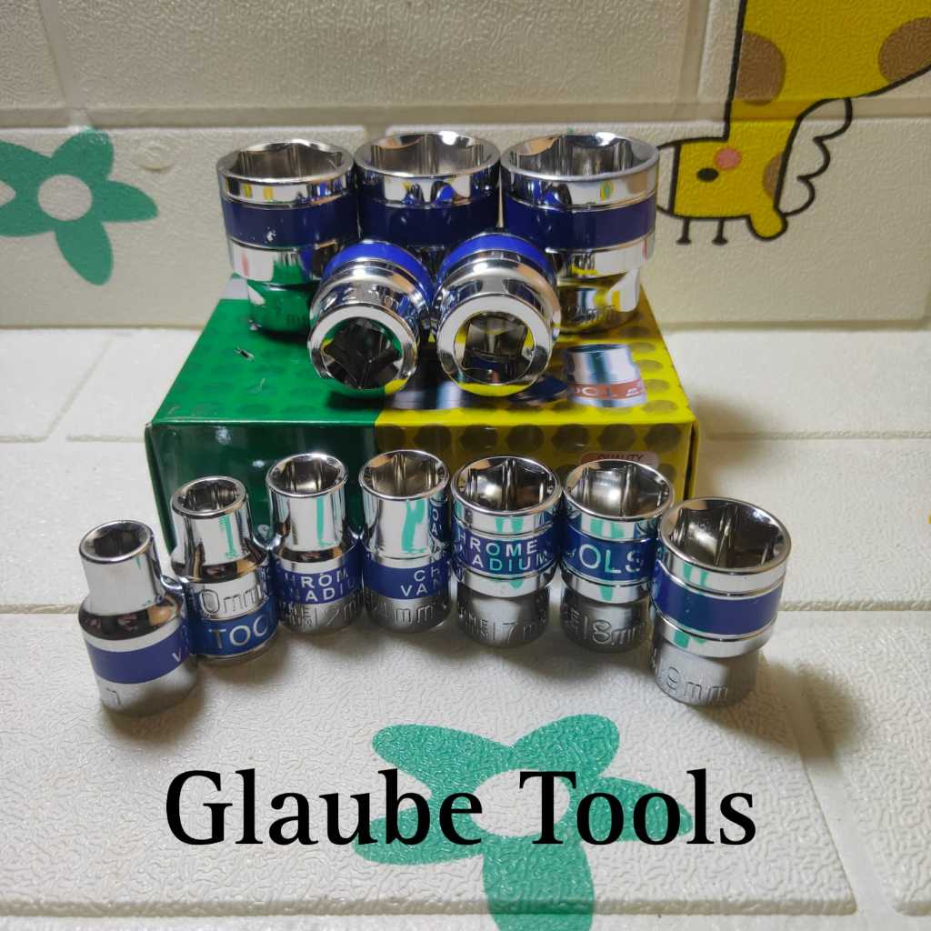 Mata Sok 1/2in Segi 6PT Biji Sok Segi 6 Socket Mata Sock Kunci Sok