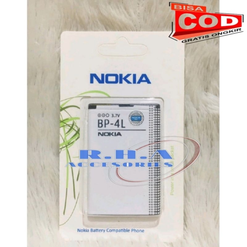 Baterai Nokia E71 E63 E90 N810 BP4L Original Battery Batre Nokia Model Kode BP-4L Batrei Batteri Bat