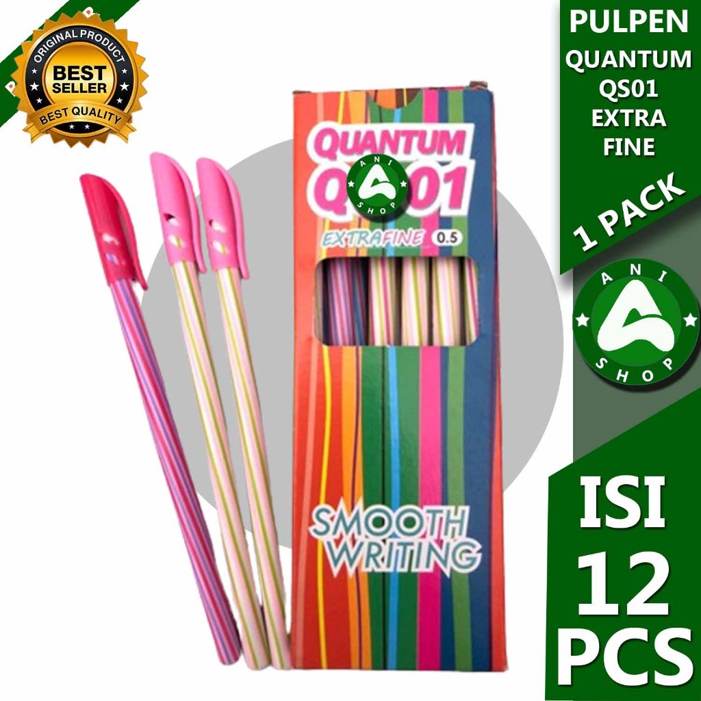 

PULPEN QUANTUM QS 01 ECTRA FINE 1 PACK ISI 12 PCS ani shopp