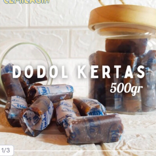 

Dodol Kertas Asli Garut original manis 500gr