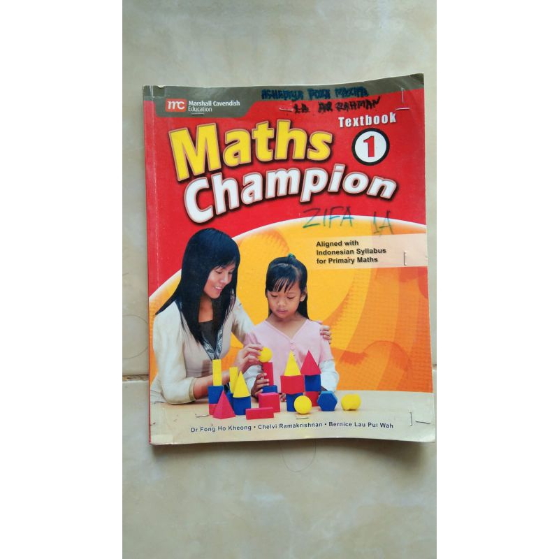 preloved buku MATHS CHAMPION BY CAMBRIDGE Kelas 1 SD