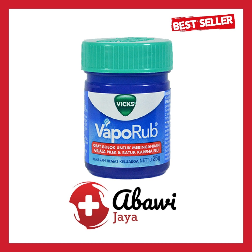 [AB] Vicks VapoRub 25 gr - Obat Oles Pereda Batuk dan Pilek