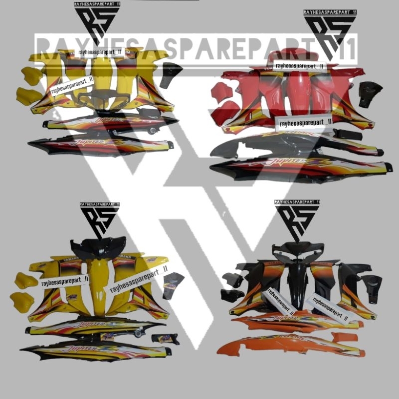 Full set body halus jupiter z cw / jupiter z lama biru putih / silver orange  / merah hitam ready al