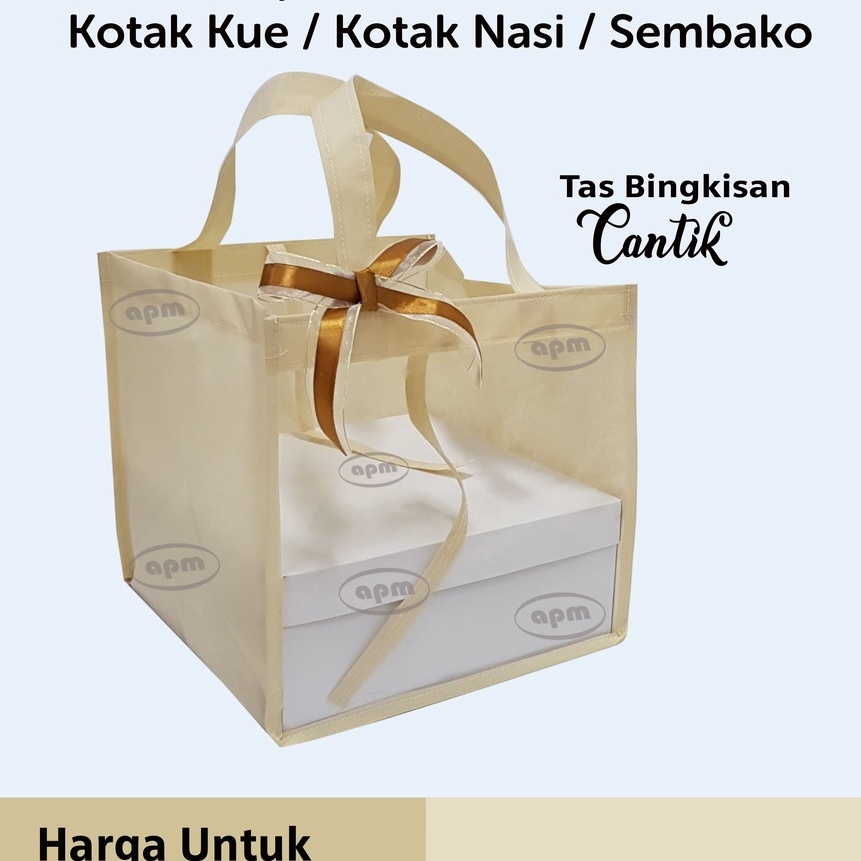 

KF7 Tas Spunbond Mika Jahit Kotak Kue Kotak Nasi Sembako