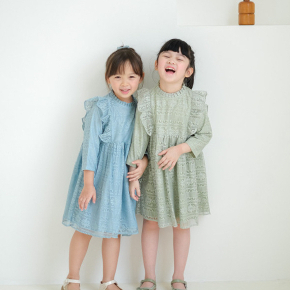 NemaNimu - MIA Dress Anak Perempuan | Dress Brokat Anak Perempuan | Baju Anak Perempuan Lucu