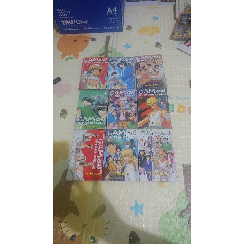 komik gamon the demolitionman set